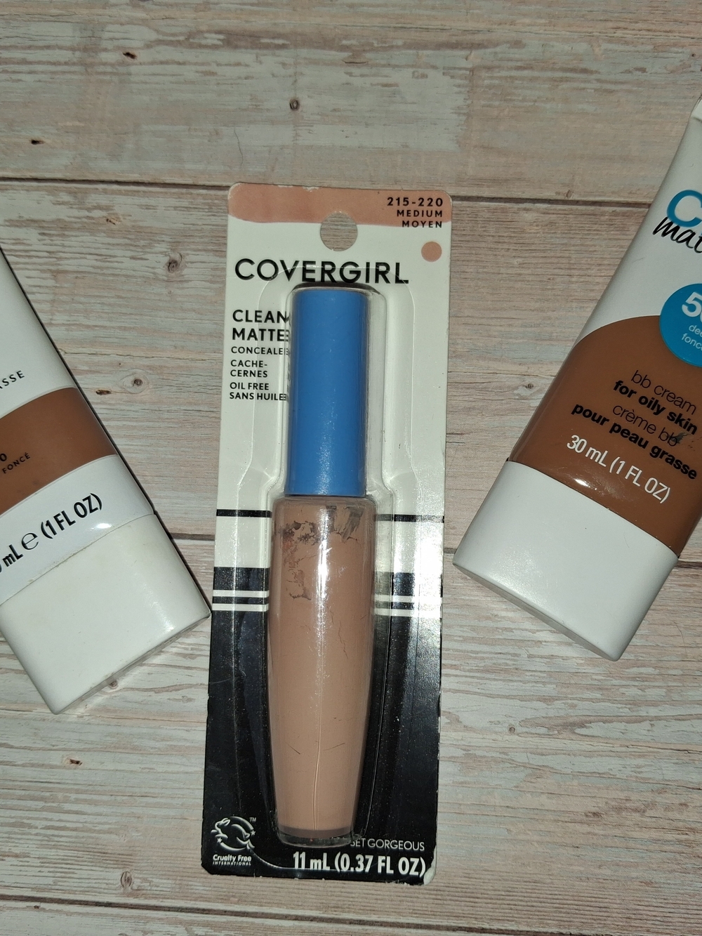 COVERGIRL Clean Matte CC CREAM×2 + CONCEALER! - BUNDLE #1